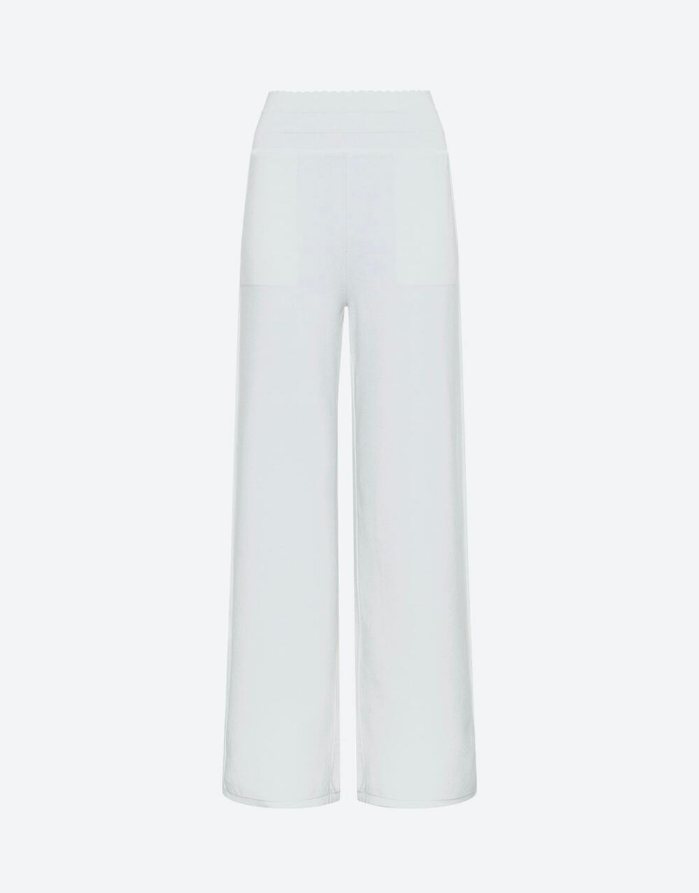 Molli Couture Knit Wide Leg Pants Milk XS NWT Luxury Pull On
